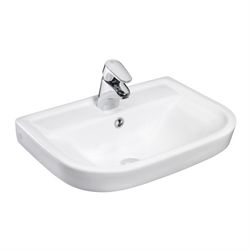 Gustavsberg 2560 Nordic vask med hanehul & overløb